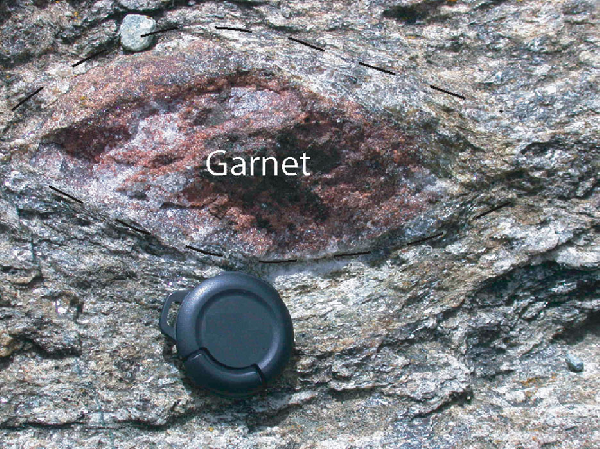 Garnet in quartz-rich metasediments