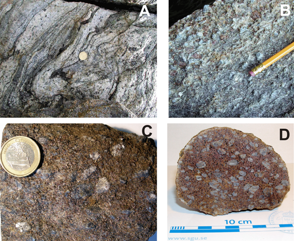 Migmatites and gneiss from the crustal Ulten Zone unit.