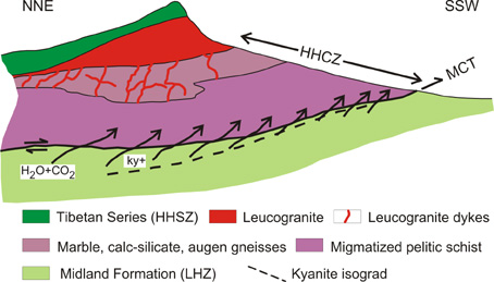 Partial melting model for the Himalayan leucogranite