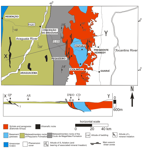 Geology of the Guaraí-Redenção Section