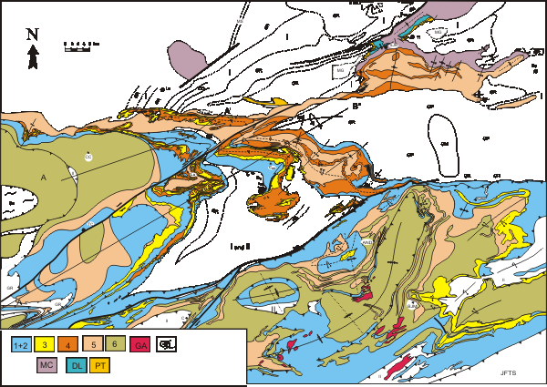 Geologic map of the southernmost Brasília Orogen