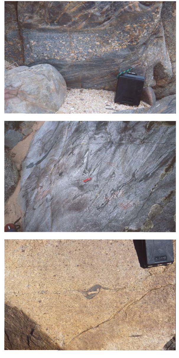 Granite-migmatite hybrid dyke