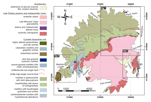 Geological map of Serifos