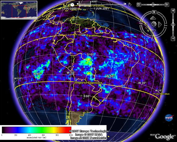 TRMM 3A12 data in Google Earth
