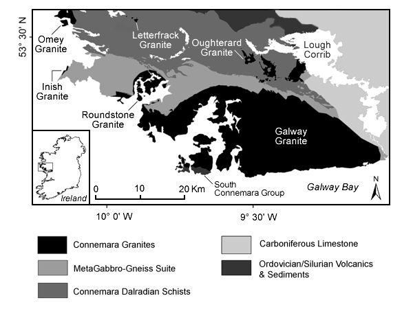 Regional Geology of western Ireland.