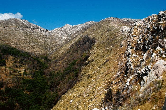 Three Gorges anticline.