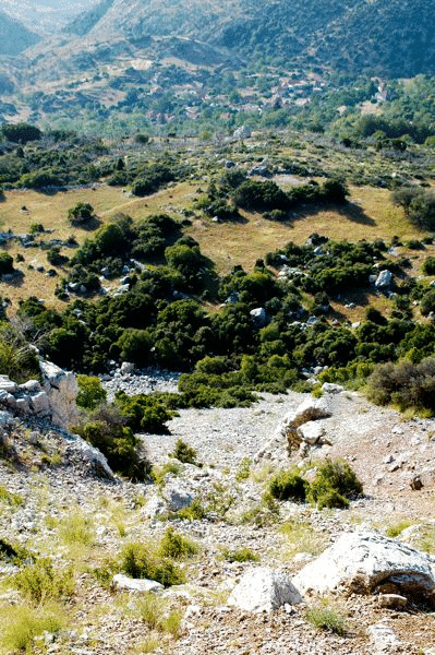 Landscape expression of the Lykios (active) fault zone.