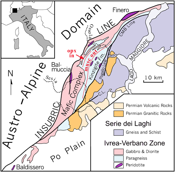 Geology of the southern Alps