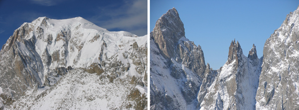 Mont Blanc external massif.