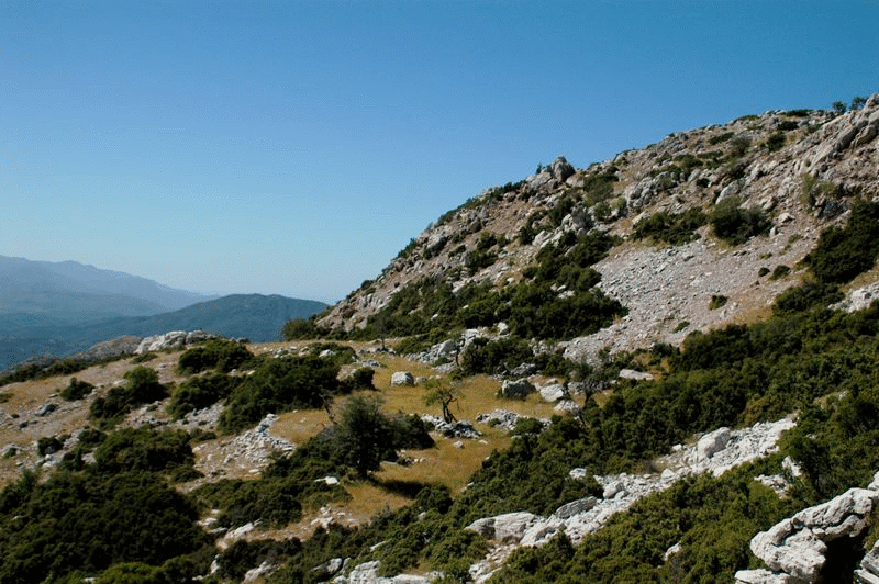 Landscape expression of the Lykios (active) fault zone.