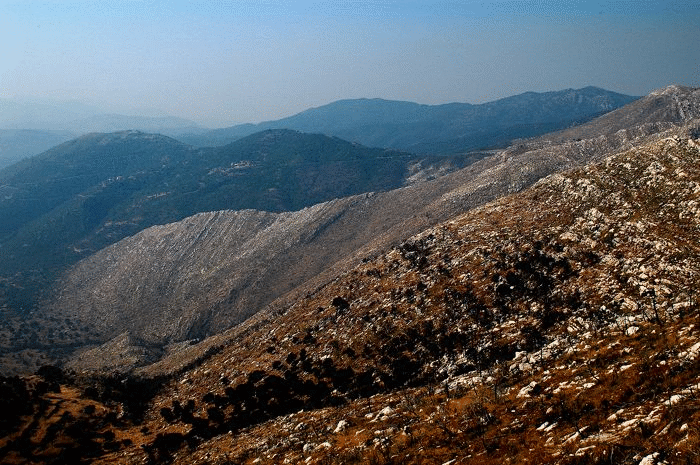 View of Cretea syncline.