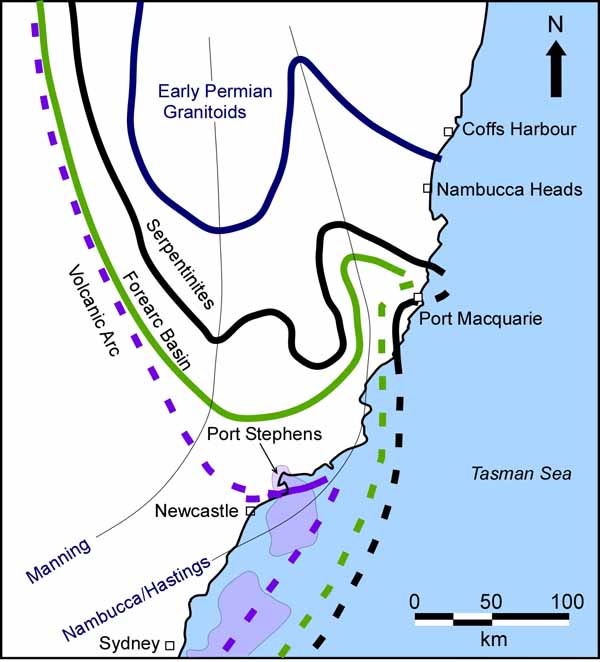 Tectonic interpretation of the Manning/Nambucca oroclines.