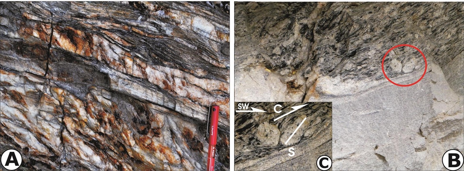 Deformation of the imbricated quartzite and Munsiari-Type mylonite